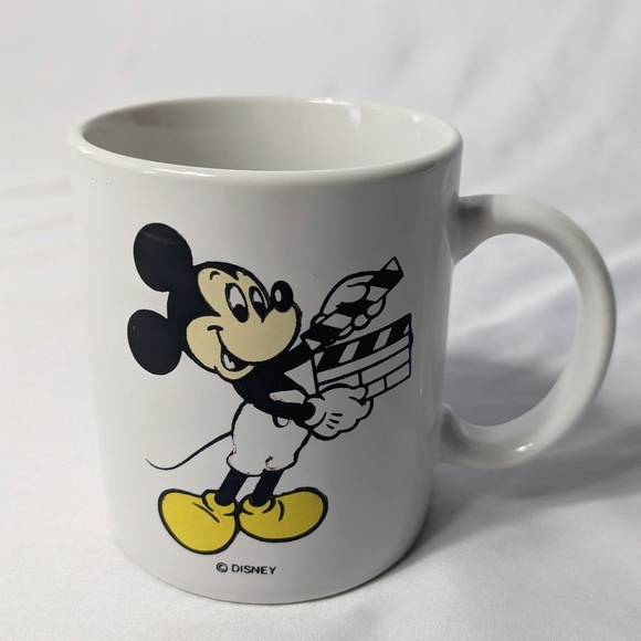 The Walt Disney Studios Mickey Mouse Director Coffee Mug Cup White Vintage - Picture 6 of 6